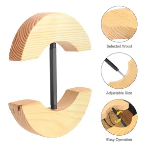 Western Aesthetic Hat Stretcher Size Expander Solid Beech Wood Heavy Duty Metal Turnbuckle Fedora Fitted Caps Maintenance Big Head Mens Gift