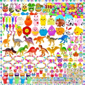 318PCS Easter Egg Fillers for Kids – Small Toy Egg Stuffers, Easter Party Favors, Easter Basket Stuffers & Easter Gift for Boys & Girls