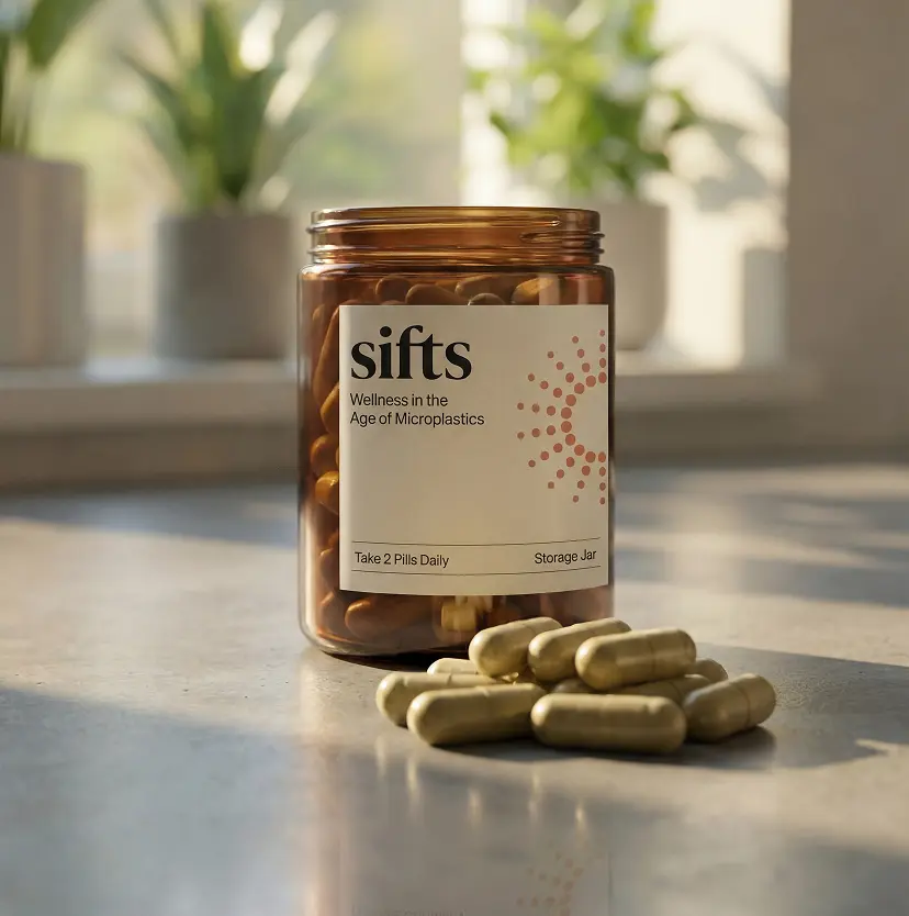 Sifts Daily Microplastic Exposure Support, 60 Capsules