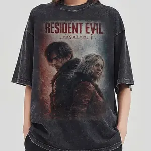 Comfort Colors® Vintage Resident Evil Requiem 2026 T-Shirt,  Resident Evil 9 Sweatshirt, Gift For Gamer, Umbrella Corps Horror Game Tee