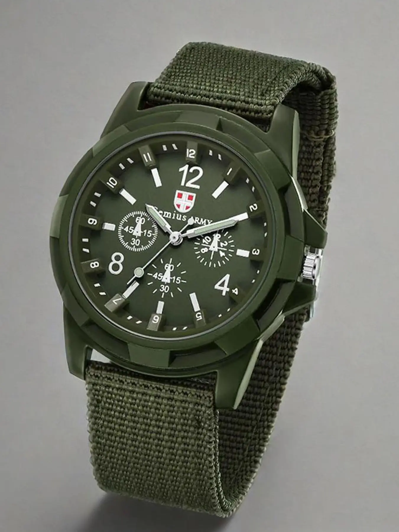 Men Watches Casual Round Dial Analog Watch Military Quartz Sports Wristwatch Sport Wristwatch Nylon Band Male Clock Watch Relogio Masculino
