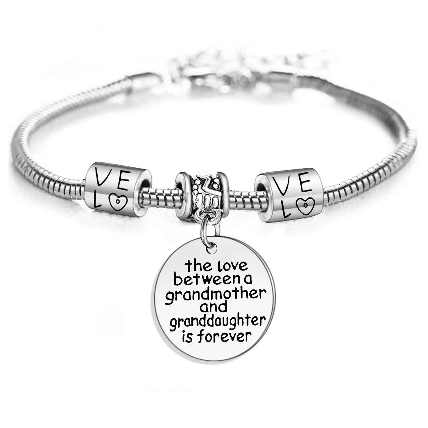 Grandmother Gift Grandma Bracelet Granddaughter Love Between A And Is Forever