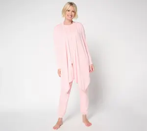 Modern Soul Soothing Knit Jersey Waterfall Long Sleeve Wrap Modern Soul Soothing Knit Jersey Waterfall Long Sleeve Wrap