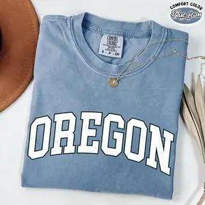 Comfort Colors Oregon T- Shirt, Vintage Oregon Shirt, Oregon Game Day Tee, Oregon Retro Style Tee, Oregon Gift, Unisex Tee PTS
