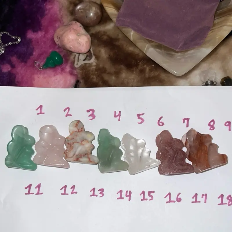 Crystal Fairy Carvings
