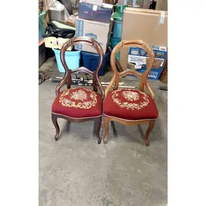2 American Victorian Antique Parlor Side Chairs