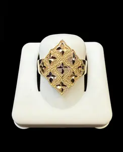 Diamond Cut Custom Ring Gold 10k