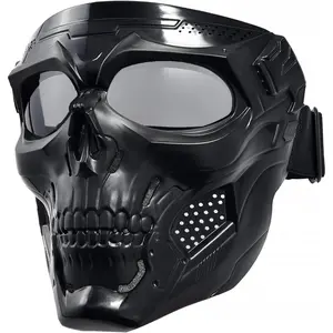 Motorcycle Face Mask Full Face,Dirt Bike Goggles Motocross, ATV, Offroad, Riding Racing Goggles for Men Women