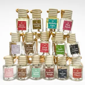 Aesthetic Hanging Car Perfume Luxury Diffuser with Multiple Scents for Car Interior Aroma Enhancement