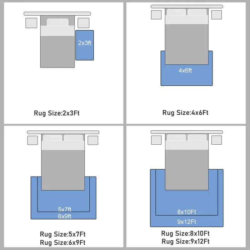 1pc Extra Large 8x10 Feet Plush Shag Mat - Ultra Soft Thick Pile Luxury Mat, Machine Washable Non-Slip Mat for Living Room, Bedroom, Home Decor - Ideal Gift for Housewarming, Wedding, Father'S Day, Mother'S Day - Modern Floor Mat in Neutral Tones