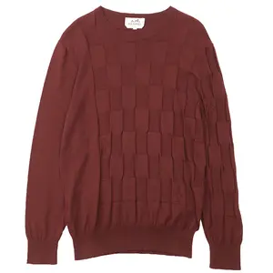 Pre-owned HERMÈS Cashmere Small Leather Goods Hermes Chessboard Cotton Sweater