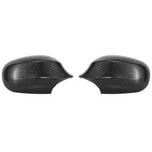 1 Pair Car Exterior Rear View Mirror Housing Door Wing Mirror Covering Cap for BMW 323i 328i 335d 335i