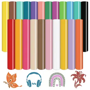 22-Piece Permanent Vinyl Self-Adhesive Film, Ideal for Cutters, Party Decor, Stickers, DIY Mugs, Car Decals, Outdoor Use