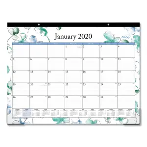 Blue Sky BLS100024 17 x 11 in. 2020 Clear Corners Lindley Desk Pad