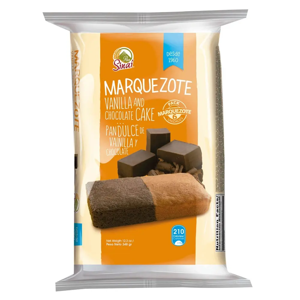Marquezote Pan Sinai 6 Pack Variedad - Pan dulce Salvadoreno
