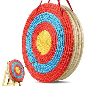 VEVOR Straw Archery Targets, 20 Round Archery Target for Backyard, Traditional Solid Straw, RedVEVOR Super Brand Day