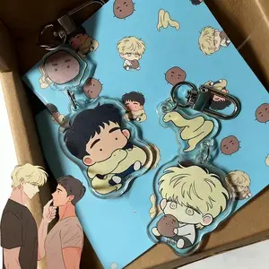 Anime The Sacred Serpent's Seduction Cosplay Key Chain Taesun BL Acrylic Keychains Backpack Pendant Ornament Keyring