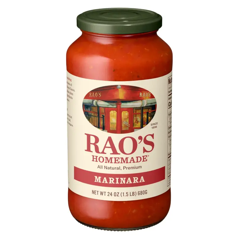 Rao's Homemade Marinara Sauce, 24 oz, All Purpose Tomato Sauce, Pasta Sauce, Carb Conscious, Keto Friendly, All Natural, Premium Quality, With Italian Tomatoes & Olive Oil