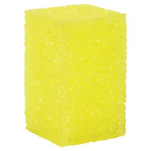 212 MAIN SMA-86-484 3x3x5 in. Sure Scrub Flexible Exfoliating Square Sponge - High Density Scrubber, Soap-Compatible Reptile Cleaning Tool, Long-Lasting Dishwashing Sponge