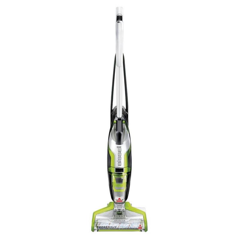 Bissell 4.4A Corded Crosswave Bagless Home Vacuum Wet Dry Vacuums, Green - 11 lbs Floor Cleaning System, Dual-Action Roll, for Hard+Rug Surfaces, Area Rugs