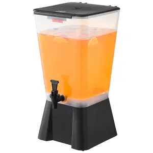 5-Gallon Drink Dispenser With Spigot For Parties And Events, Large Capacity Beverage Server In Durable Plastic, Transparent Cold Water Tea Lemonade Station, Easy-Pour Tap For Backyard Barbecues, Picnics, And Gatherings
