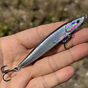 Artificial Fishing Lure, 1 Count Reflective 20g Sinking Lure with Hook, Fishing Accessories for Outdoor Fishing, Fishing Supplies
