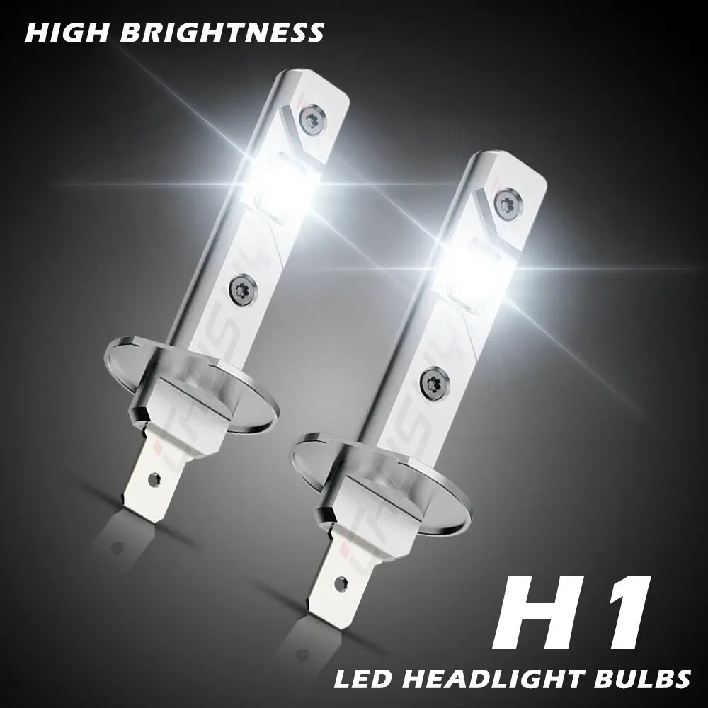 H1 6500K Super Bright White 40000LM CSP LED Headlight Bulb Kit High Low Beam DRL H1 6500K Super Bright White 40000LM CSP LED Headlight Bulb Kit High Low Beam DRL