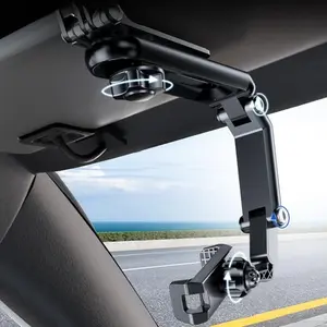 Car Phone Holder for Sun Visor, Multifunctional Car Phone Holder, Universal Car Navigation Bracket, Car Interior Accessories for Car, Car Cellphone Mount