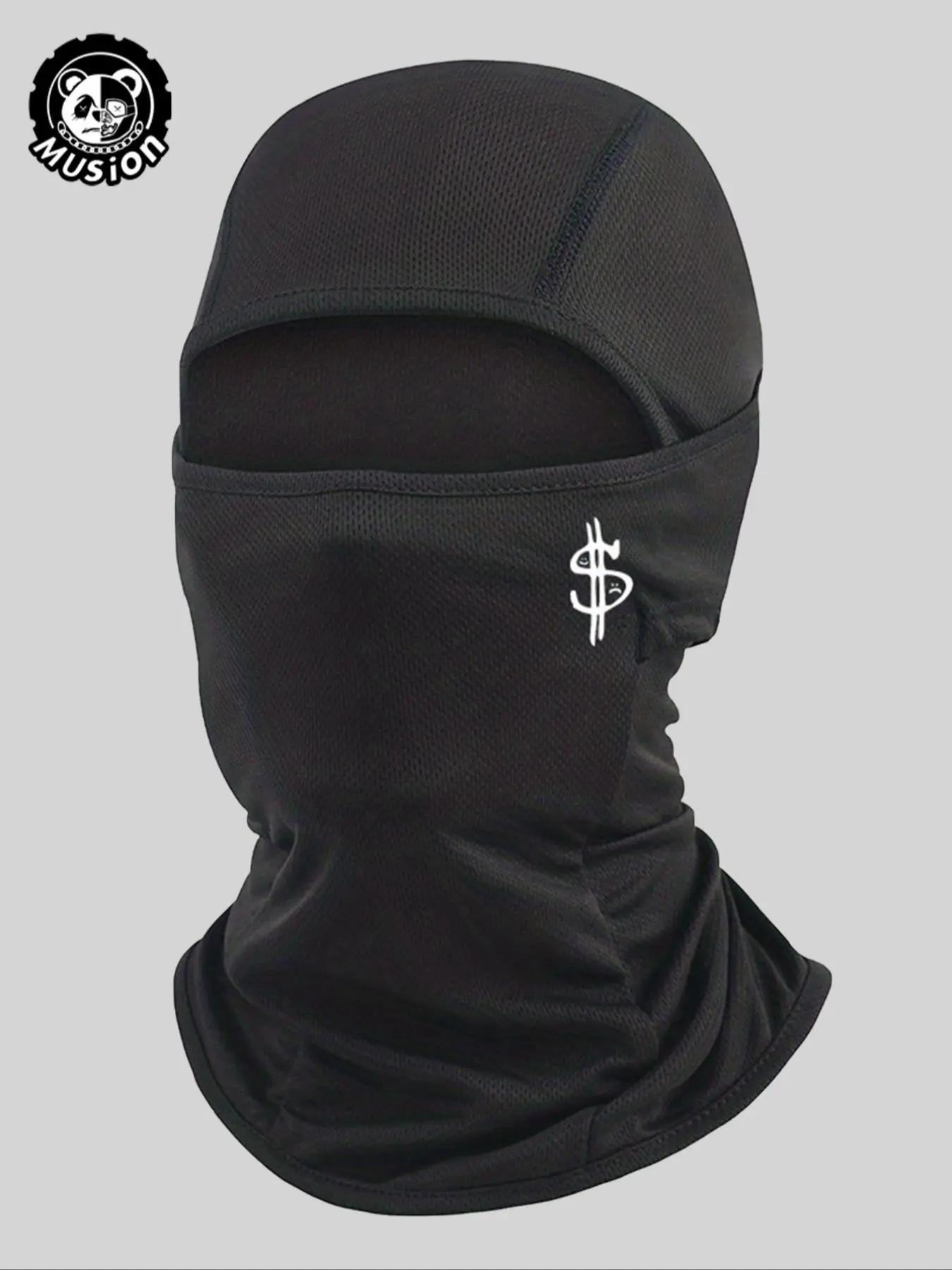 Letter Print Balaclava, Breathable Full Face Mask, Windproof Face Mask for Motorcycle and Bicycle, Cycling Face Cover, Outdoor Sports Face Cover for Men & Women, Athletic Face Masks, Ski Mask, Breathable Face Covering
