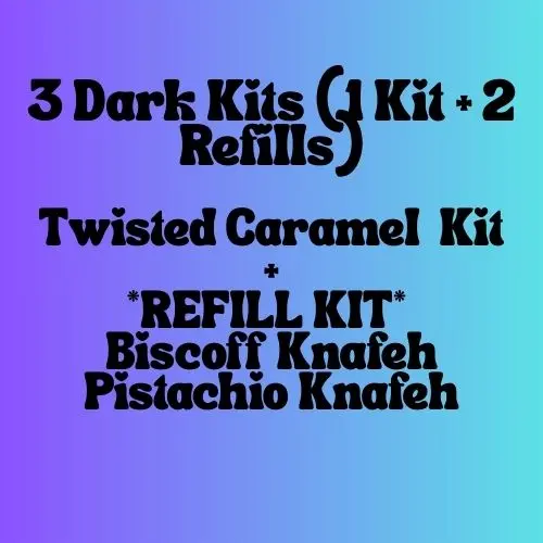 3 Dark Kits (1 Kit + 2 Refills)