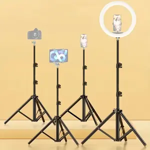 Adjustable Mobile Phone Tripod Stand, Multi-Functional Desktop & Floor Stand for Video Recording, Live Streaming, Photography  Stretchable Height