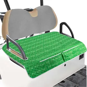 Golf Cart Seat Covers,EZGO Golf Cart Seat Cover, Golf Cart Seat Blanket, Travel Sports Golf Cart Covers for 2-Person Seats Club Car, Golf Cart Accessories for Men. Golf Cart Seat Cover (Green)