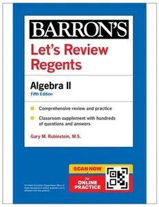 Let's Review Regents: Algebra II, Fifth Edition (Barron's New York Regents) -- Gary M. Rubenstein, Paperback