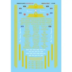 Microscale 87-455 HO, Frisco, MKT, EMD E-Units, The Texas Special