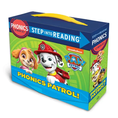Phonics Patrol! (Paw Patrol): 12 Step Into Reading Books -- Jennifer Liberts - Boxed Set