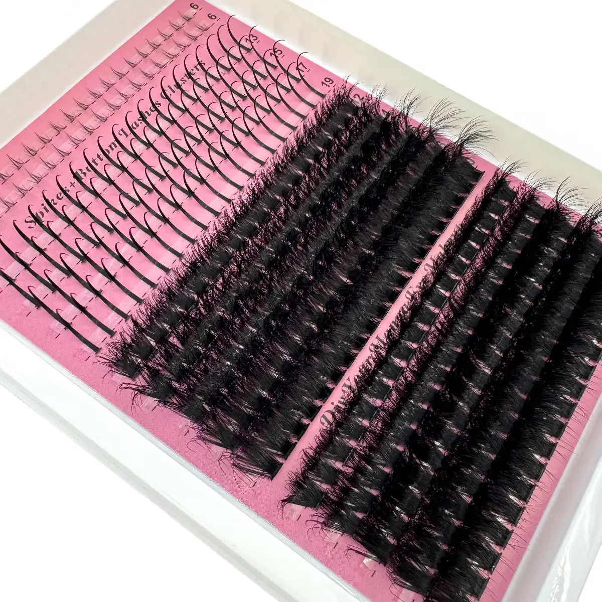 Lash Clusters w Bottom Lashes/Spikes
