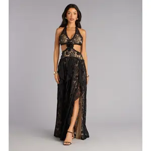 Lyla Lace A-Line Formal Dress