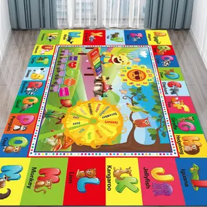 ABC Rug, ABC Play Mat for  Playroom, Alphabet Floor Mat,Classroom Elementary  Rugs wtih ABC, Numbers,  - (59X39.4 Inches)