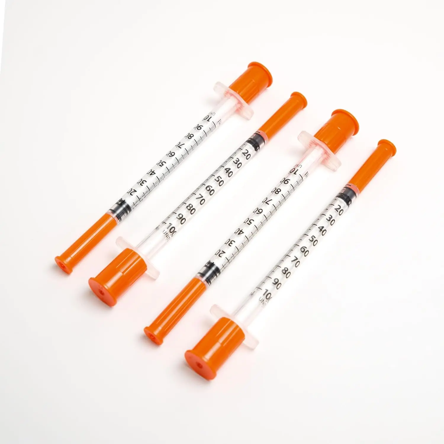 1cc 1ML Syring with 27G 1/2 needl Individual Packaging Disposable Industrial, laboratory, 1ML-27X1/2-100PACK)