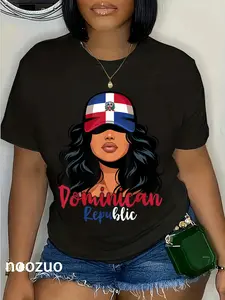 100% Cotton Dominican Dominican Republic Flag Proud Dominicana T-Shirt