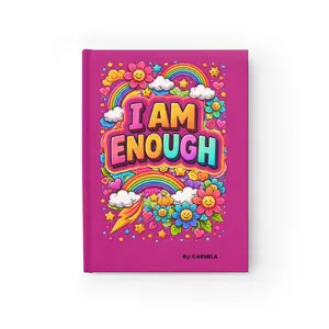 "I AM ENOUGH" Carmela™ Affirmation Journal-Pink