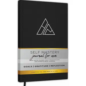 Self-Mastery Journal for Men - Gratitude Journals – 5 Minute Journal - Reflection Manifestation Journals for Mindfulness – Self Care Journal – Goal / Guided Gratitude Journal for Women & Men