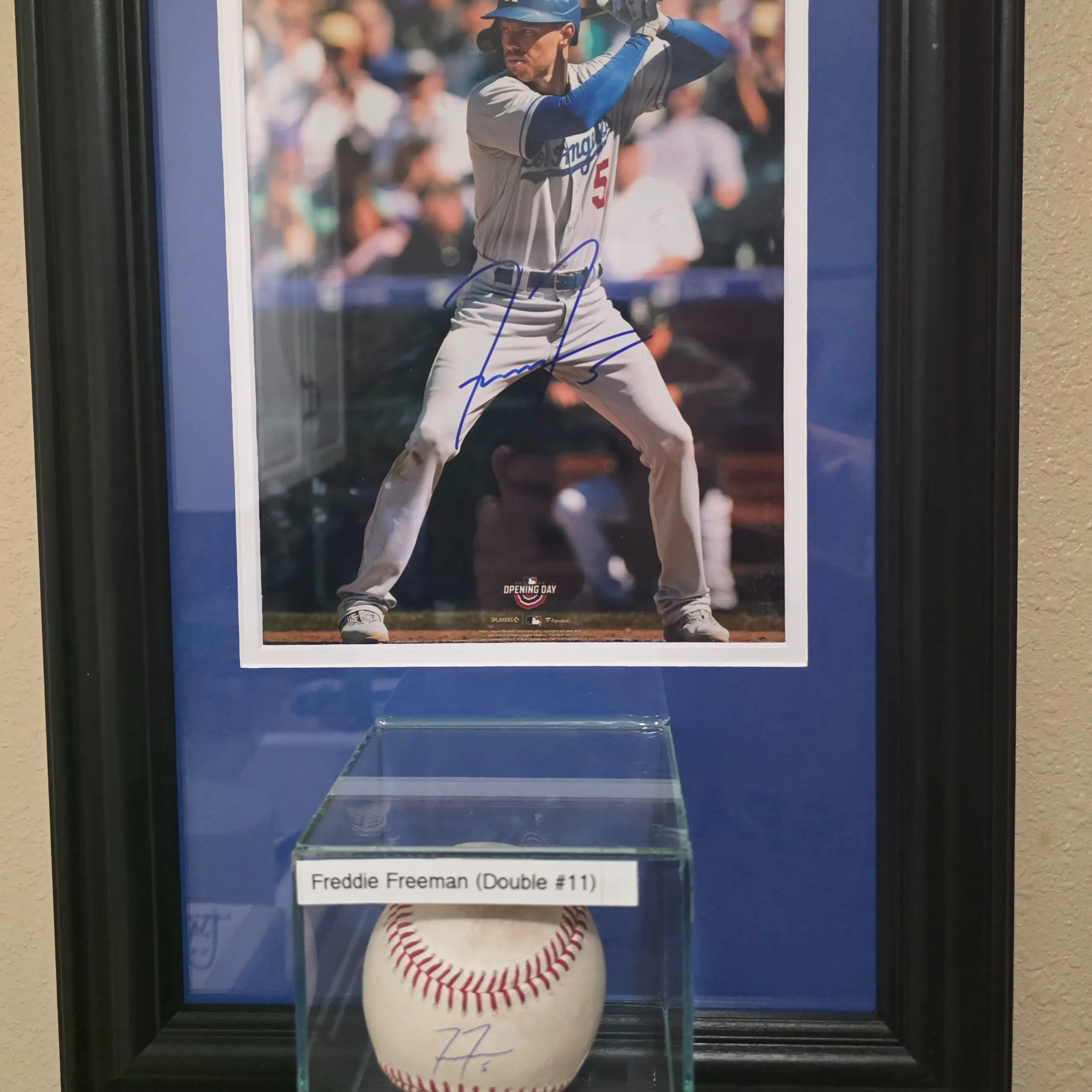 New Freddie Freeman Game-Used Autographed Baseball - Authenticated with Photo Proof, Sports Collectible, Sports Memorabilia