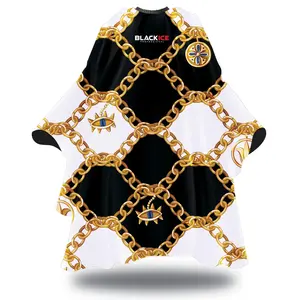 Black Ice Professional Premium Graphic Barber Cape - Imperial