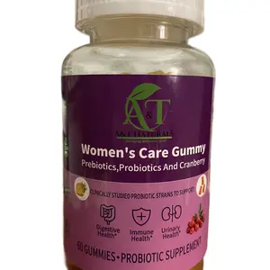 A&T Naturals Women’s Pre&Probiotic Cranberry Gummies feminine balance balance gummies supplements women immunity booster anti aging zooone- lutein