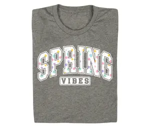 Spring Vibes Floral Graphic Tee