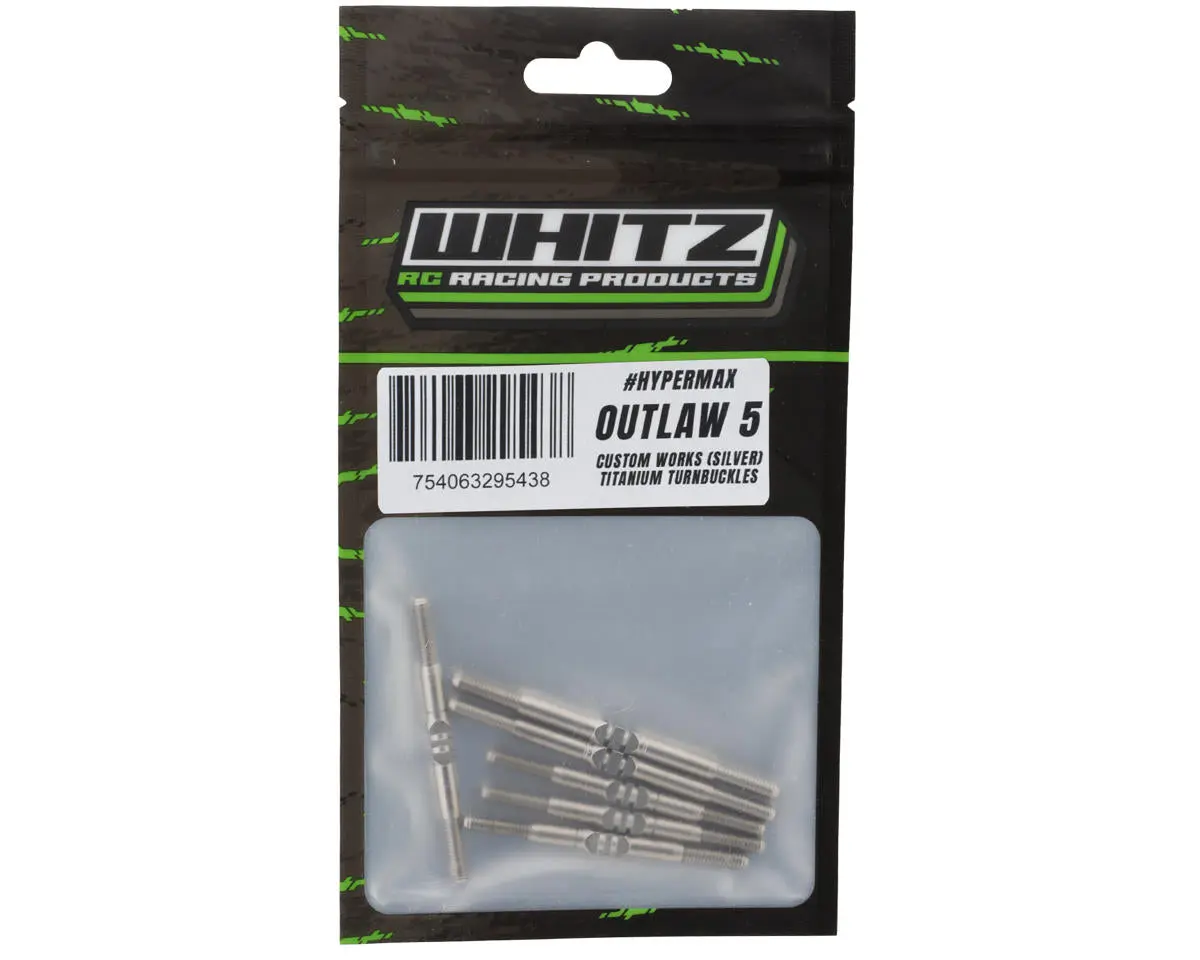 Custom Works Outlaw 5 HyperMax Ti Turnbuckles