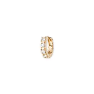 6 LARGE DIAMOND MINI HOOP