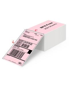 Jadens 4 Inch Foldable Thermal Printing Paper Waterproof Anti-friction 4'' x 6'' Sticker Paper For printer PD-A4 BPA-Free 250 Sheets