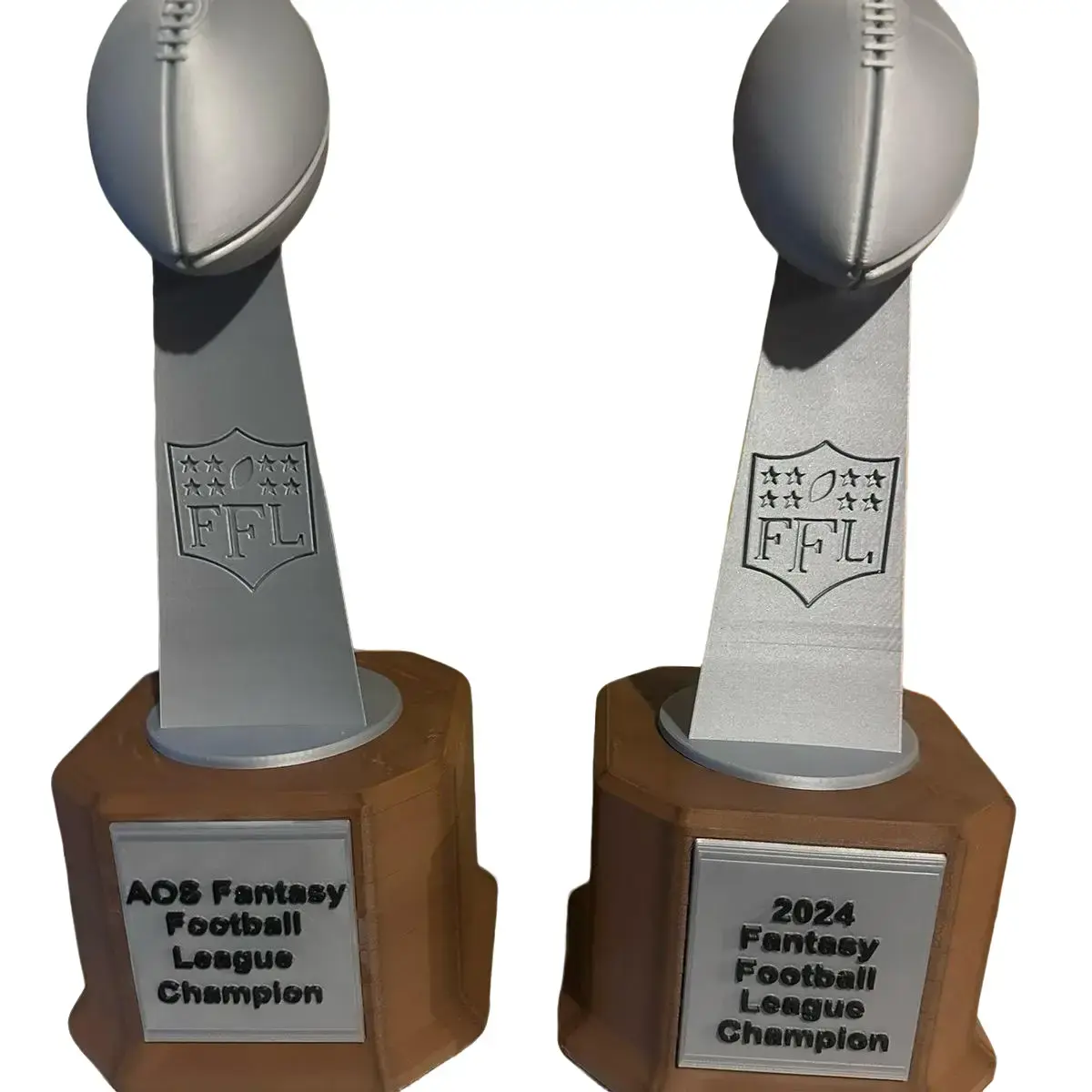 Customized 3D Printed Fantasy Football Trophies - Perfect for Fans and Players- Trophy 1